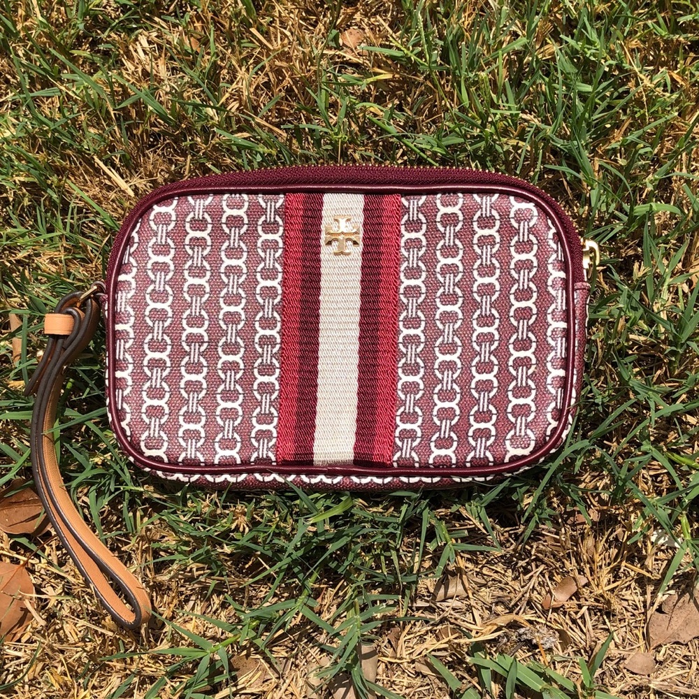 Tory Burch gemini wristlet